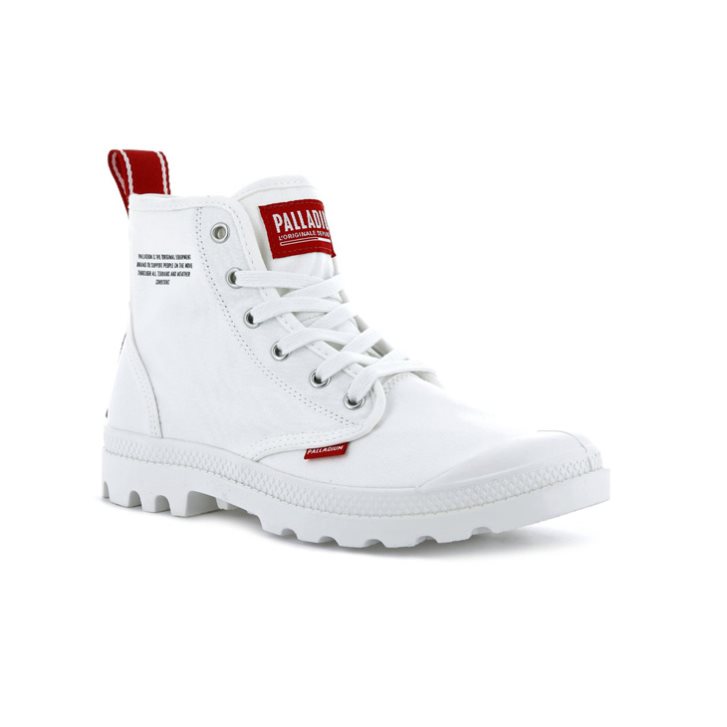 Dámské Boty Palladium Pampa Hi Dare Bílé | CZ VHQ-87C